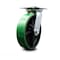 Service Caster 8 Inch Heavy Duty Green Poly on Cast Iron Swivel Caster with Ball Bearing SCC SCC-35S820-PUB-GB - alternate 1